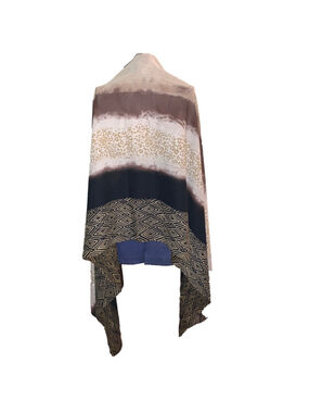 Women's Unbranded Brown Black Leopard Print One Size Scarf & Wrap